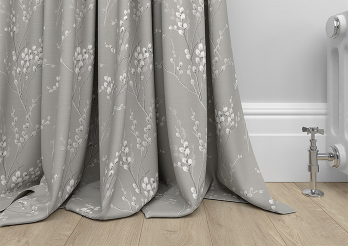Laura Ashley Pussy Willow, Steel - Made to Measure Curtains - Image 6